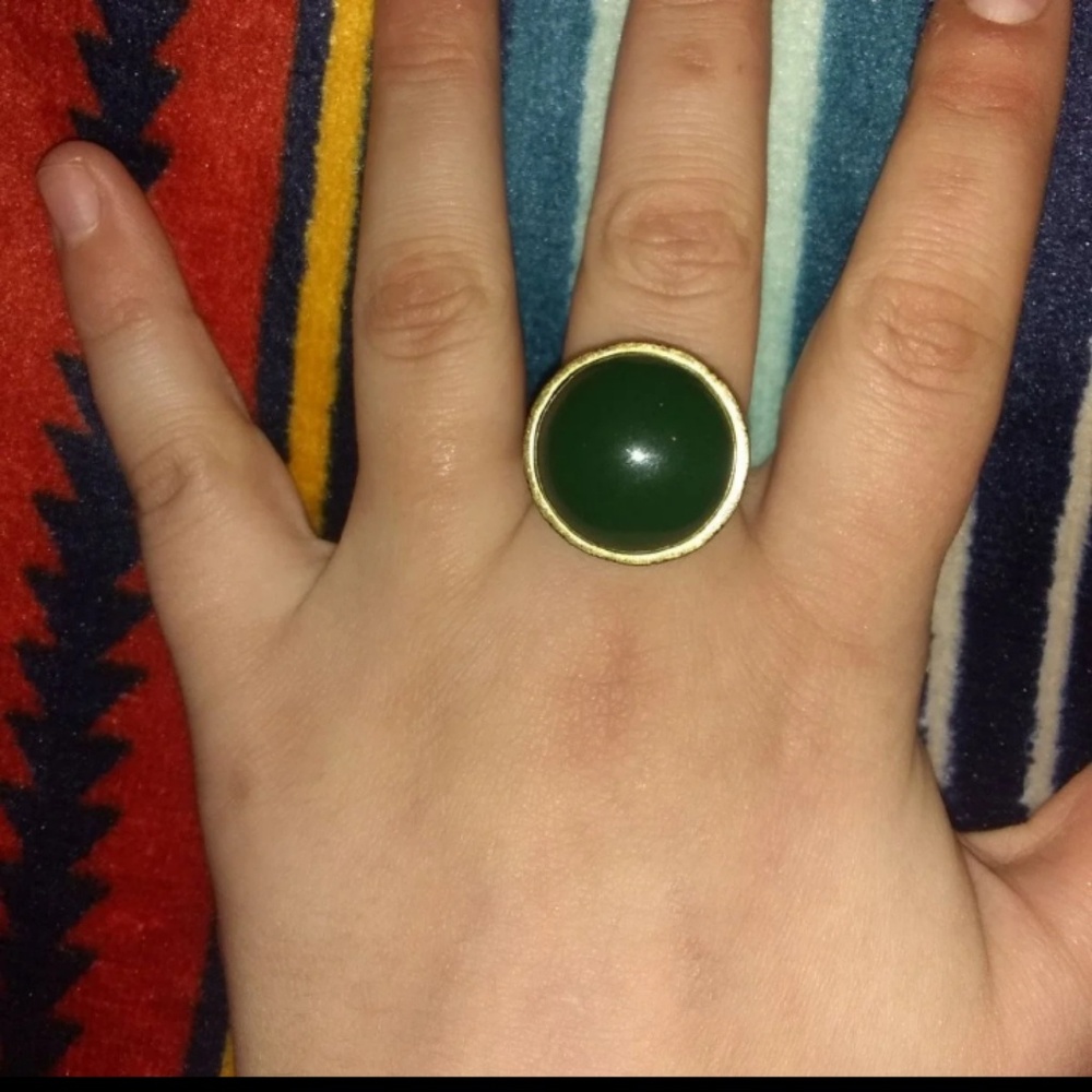 Deep green ring